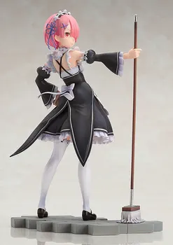 Original:Animationsfilm Re:Nul RAM trælkvinde 22,5 cm PVC-Action Figur Anime Figur Model Legetøj Figur Samling Dukke Gave