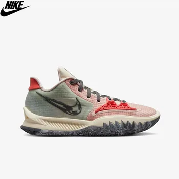 Original Nike Kyrie Lave 4 'Bleg Koral' Mandlige Orange Basketball Sko CW3985-800 Nike Sneaker