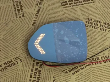 Osmrk blå bakspejl for Geely-serien med el-varme, dynamisk side blinklys,anti-skærende , større vision
