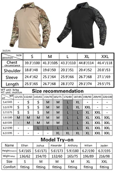 PAVEHAWK G3 Militære Shirt Camouflage Army Taktisk Combat Shirt Mænd Kvinder USMC Softair Camisa Militar Særlige Styrker Kostume