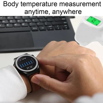 PPG ' s EKG-Smart Ur Mænd Temperatur Måling af puls, Blodtryk Overvåge IP68 Vandtæt Fitness Tracker Nye Smartwatch