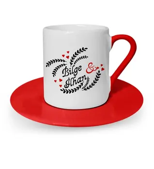 Personlig Valentine 'S Day Tema Red tyrkisk kaffe Cup-31