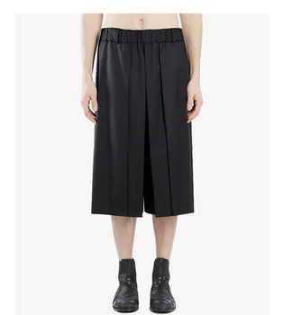 Plisseret Løs dekonstrueret fem-punkt bukser mænd er nemt at folde hakama design oprindelige designer brand