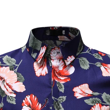 Pop Nye Afrikanske Udskrive Shirt Mænd Sommeren Business Casual Toppe Skjorter Homme Boho Seaside Holiday Beach Hawaii-Skjorter
