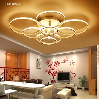 Postmoderne enkle hjem LED akryl loft lys stue, soveværelse, spisestue undersøgelse belysning loft lamper 100-240V