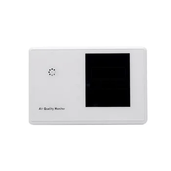 LCD-Display Formaldehyd Partikler Air Quality Monitor USB-Port Genopladelige Stående For CO2-PM2.5 Kontor Måling og analyse instrumenter / Spotonjobs.dk