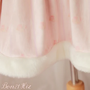 Prinsesse søde lolita dressBOBON21 eksklusive oprindelige design, blød tekstur palace trykt Jul kjole D1153