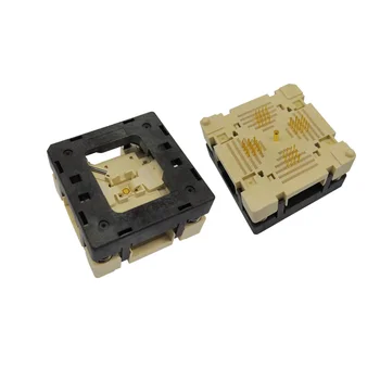 QFN48-0.35 burn-in-bøsningen 0.35 pin-pitch brændende socket 5×5 IC test adapter guld-belagte åben top socket