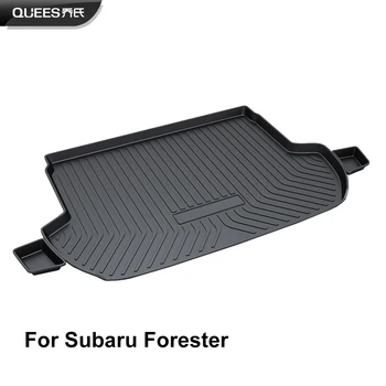 QUEES Custom Fit Fragt Liner Skuffe Kuffert gulvmåtte for Subaru Forester 2012 2013 2016 2017