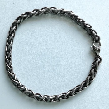 Ren titanium Kæder Køl form Armbånd og Halskæde med Dobbelt anvendelse Sæt diameter: 5 MM længde Tilpasses for både mænd og kvinder