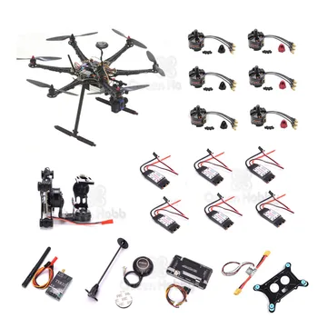 S550 F550 500 Opgradere Hexacopter APM 2.8 M8NGPS Magt Moudle MT2213 935KV Motor 30A ESC 1045 Prop TS832 Gimbal Super combo