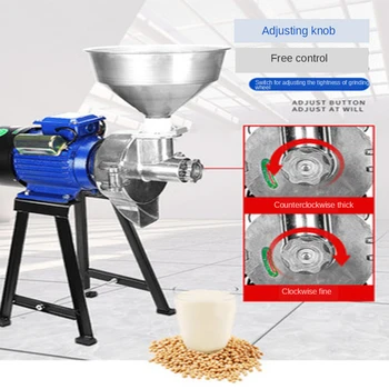 Slibeskive sojamælk Maskine, Slå nu Inde, Små Elektriske Ris Roll Maskine, Våd og Tør Raffinering Maskine