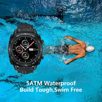 SmartWatch Sport puls Sove Overvåge 5ATM Vandtæt Touch Fitness Tracker Smart Ur til Mænd, Kvinder, Android, IOS