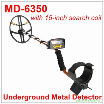 Sport-Version MD-6350 Underground metaldetektor MD6350 Gold Digger Treasure Hunter MD6250 Opdateret Version Med 15-tommers Spole