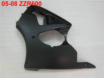 Sprøjtestøbning fairing kit til Kawasaki Ninja ZZR600 05 06 07 08 sort-stødfangere sæt ZZR600 2005-2008 TW01