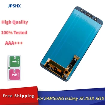 Super AMOLED-For samsung Galaxy J8 J800 J800F J810 J810F J810Y J810FN SM-J810F LCD-Skærm Touch screen Digitizer Assembly