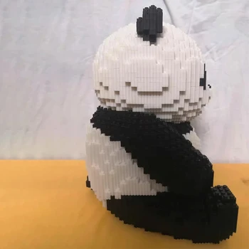 Søde Store Panda Micro byggesten Dyr Mursten Rød Panda Model DIY Legetøj Til Børne Fødselsdag, Gave, boligindretning 7822pcs