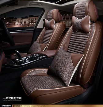 TIL DIN SMAG auto tilbehør luksus universal læder ny bil sæde puder til AUDI A4 A4L A6L A1-A6 A7 A8 A3-gratis fragt