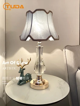 TUDA Moderne Luksus K9 Crystal Bord Lampe til stuen, Soveværelset sengelampe Nat Lampe, Bord, Lamper til Soveværelset