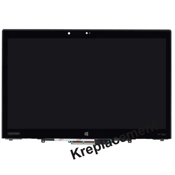 Til Lenovo Thinkpad X1 Yoga 1. Gen LCD-Touch Screen Glas Digitizer Assembly med Ramme 14
