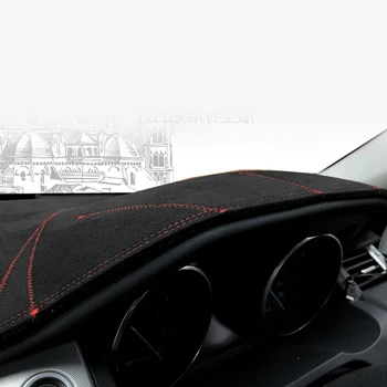 Tilbehør til Car-styling Ruskind Læder Dashmat Dashboard Dækker Dash Mat Tæppe Brugerdefineret for Honda Accord 6th Generation 1998-2002