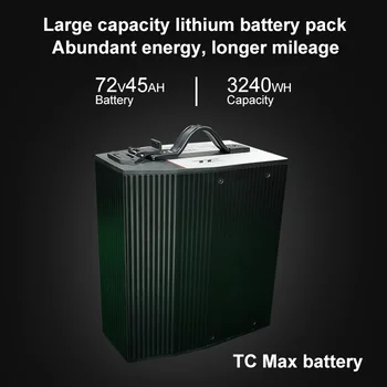 Tilpassede Lithium Batteri 72V45AH For Super SOCO TC ANTAL Helt Nye Stor Kapacitet