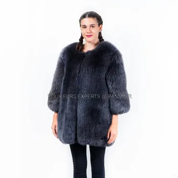 Top Kvalitet Varm Elegant Dame Streetwear Kvinders Pels bliver Tykkere Vindtæt Tilpassede Længde og Farve Kvinder Vinteren 2020 Frakker