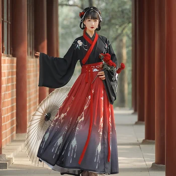 Traditionel Kinesisk Hanfu Kostume Kvinde Gamle Han-Dynastiet Kjole Oriental Prinsesse Kjole Lady Elegance Tang-Dynastiet Dance Wear