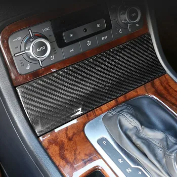 Tør carbon fiber cigarettænder panel dekorere Bil tilbehør Passer Til Volkswagen Touareg 2011-2018
