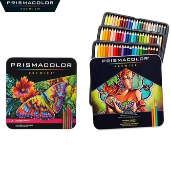 USA Prismacolor Premier Flerfarvet 72 Farver Professionelle fedtet Blyanter Sæt Kunstner, Maleri, Skitsering Træ Farve Blyant