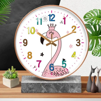 Unicorn Design-Stor Karton Art Wall Clock Duvar Saati Relogio De Parede Ur Morden Horloge murale For Living Room Dekoration