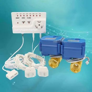 Vand Lækage Detetor Sensor Alarmer, Overvåge Flowmeter Indikator Vand Saver Forhindre vandtab HIDAKA WLD-806 DN25 dobbelt ventil