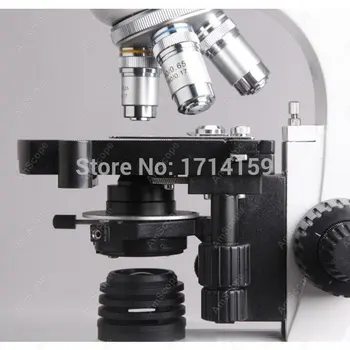 Veterinær--AmScope Forsyninger 40X-2000X Biologiske Sammensatte LED Mikroskop + 9MP Digital Kamera