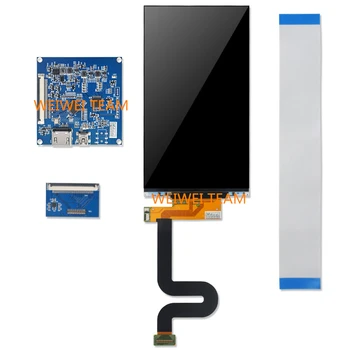 Wisecoco 6.3 Tommer for Wanhao GR1 LCD-Display, 3d-Printer 2k Lcd-Skærmen MIPI Control Board Baggrundslys Fjernet