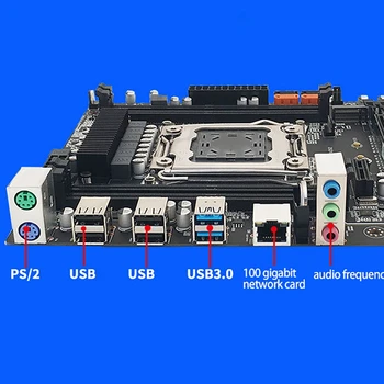 X99 Computer Bundkort med 8 gb DDR4 RAM LGA2011-3 V3 V4 Dual M. 2 NVME Slots SATA3.0 USB3.0 PCIE X16 Bundkort