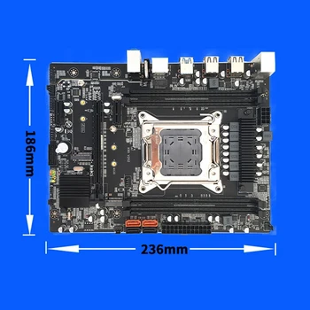 X99 LGA2011 Bundkort-3 V3 V4 med Dual M. 2 NVME Slots E5-2620 V3 CPU DDR4 Ram ECC SATA3.0 USB3.0 Bundkort CPU-Kit