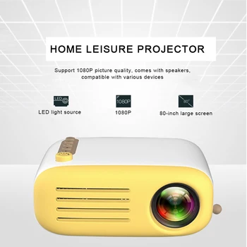 YG200 Mini LED Lomme Projektor Hjem Beamer Børn Gave USB-HDM Video Bærbare Projektor
