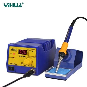 YIHUA-937BD+ Digital LED automatisk Temperatur Lodning Station med stor power loddekolbe værktøj Gratis fragt