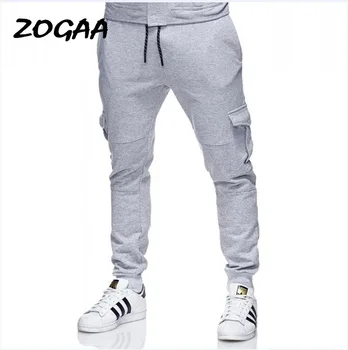 ZOGAA Mænd To Stykker Indstille Mode Hooded Sweatshirts Sportstøj Mænd Træningsdragt Hoodie Efteråret Mænd Brand Tøj og Hættetrøjer+Bukser Sæt