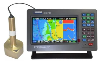 Ægte Shunhang SH-730 Marine Multifunktionelle GPS-Navigator, Ekkolod fishfinder